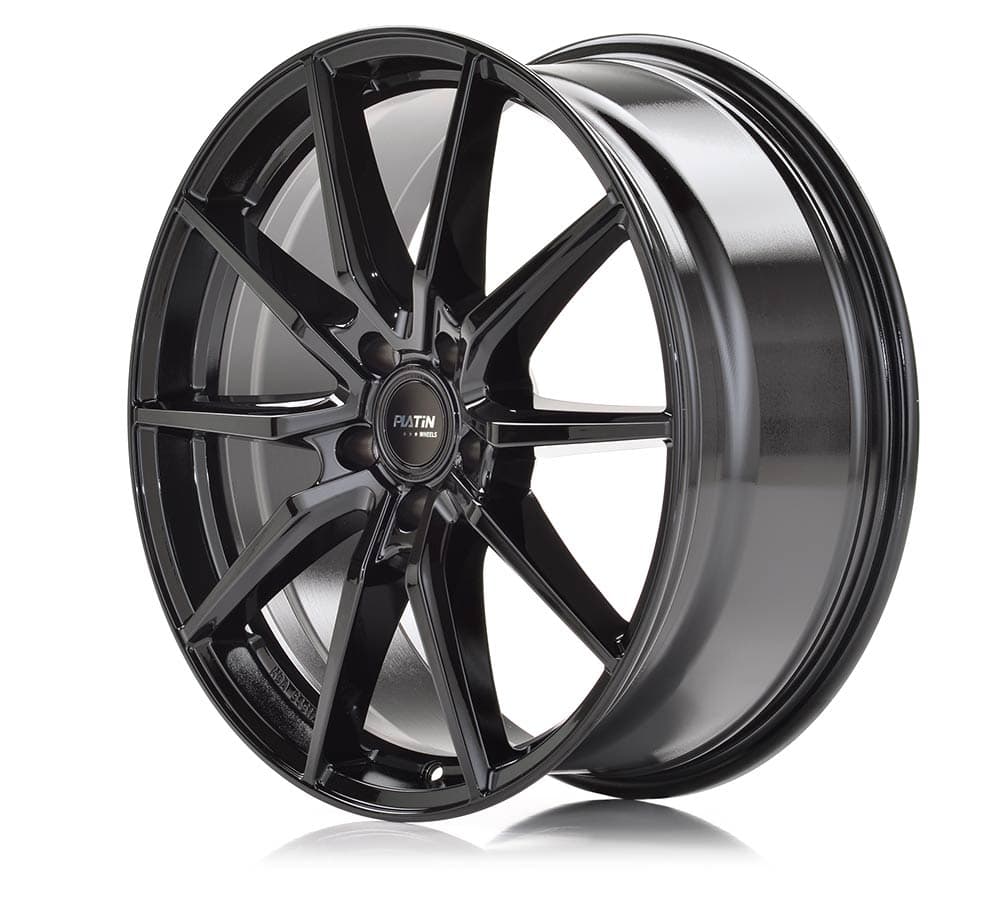 Platin P 109 Glossy Black Alufelge 8x19 Zoll ET30.5 LK 5x112 ML66.6 – Bild 2