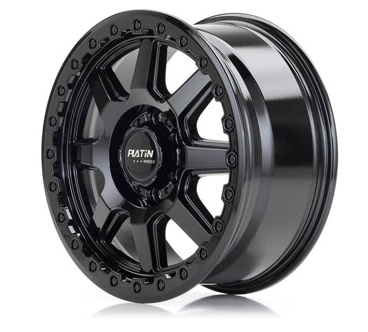 Platin P 111 Black Glossy Alufelge 9x20 Zoll ET19.1 LK 6x139.7 ML77.8 – Bild 2