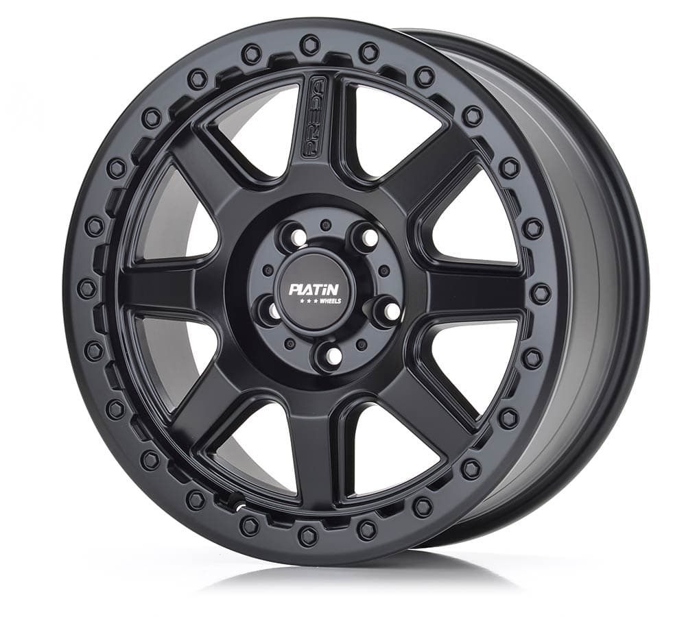 Platin P 111 Matt Black Alufelge 7.5x18 Zoll ET55 LK 6x139.7 ML93.1 – Bild 3