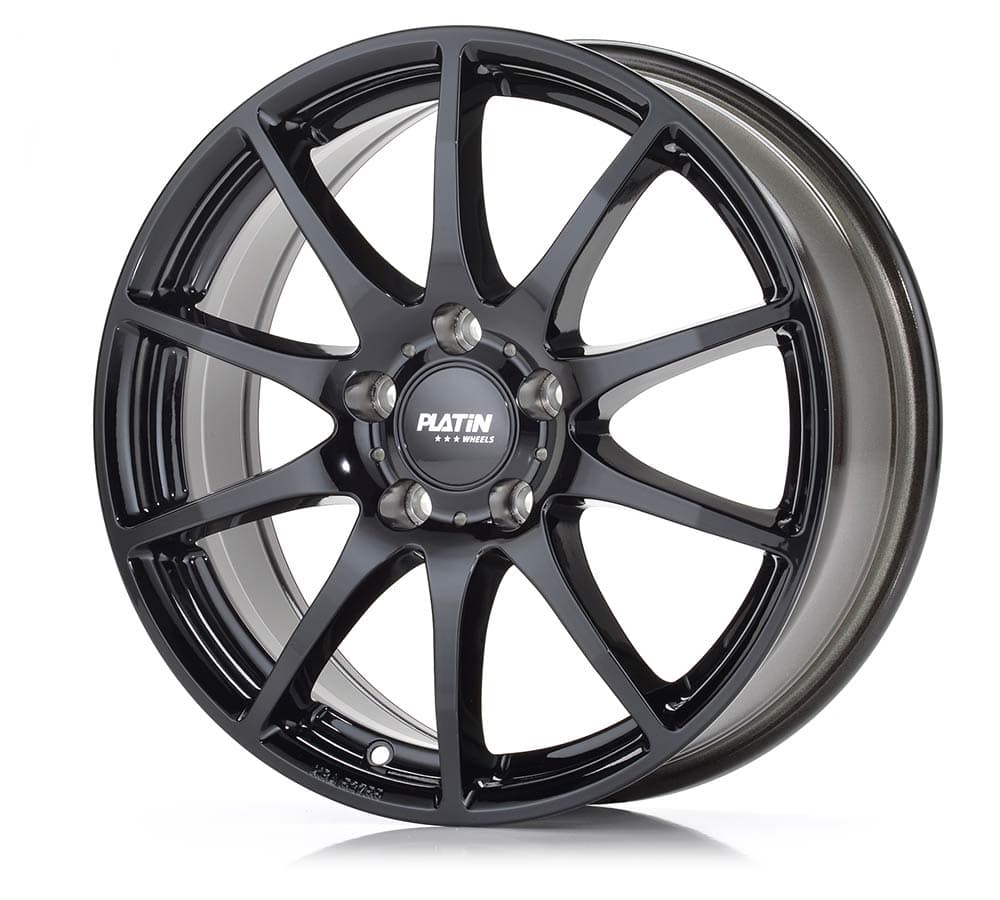Platin P 113 Black Painted Alufelge 8x18 Zoll ET38 LK 5x112 ML66.6 – Bild 3