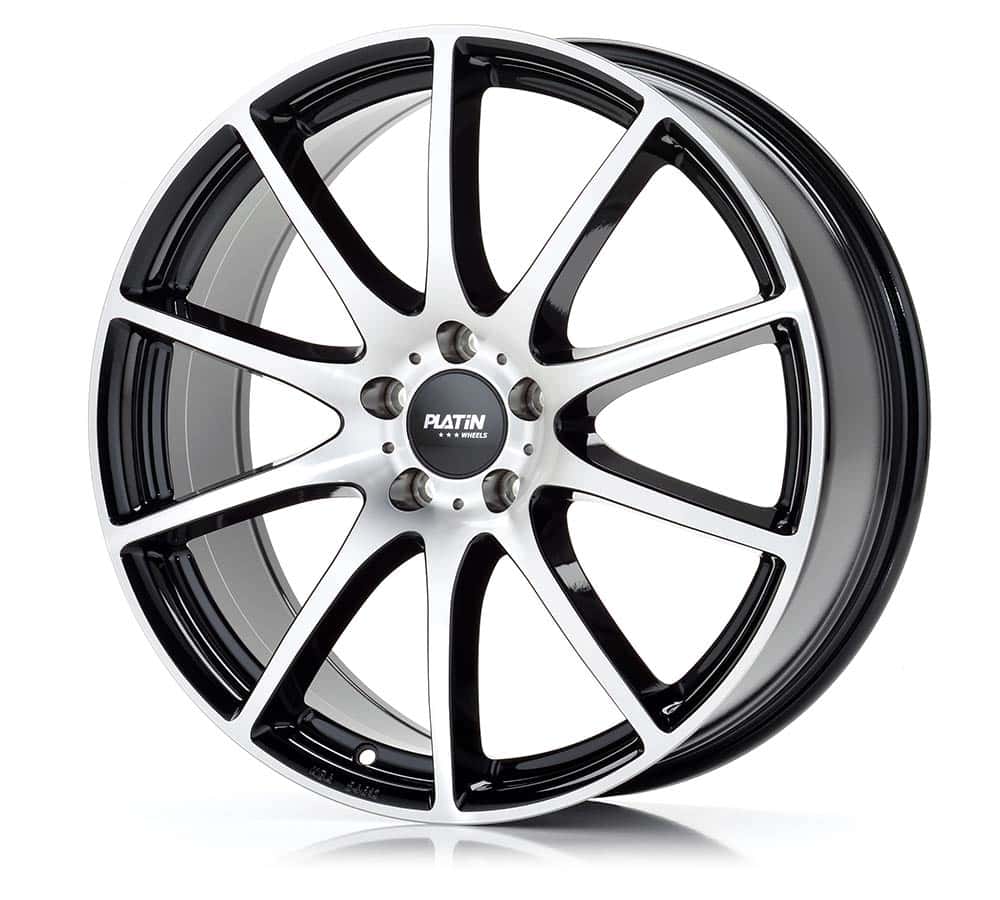 Platin P 113 Black Polished Alufelge 9x20 Zoll ET45 LK 5x112 ML66.6 – Bild 3
