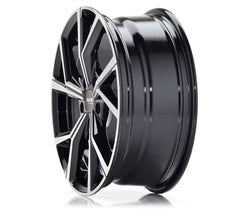 Platin P 115 Black Polished Alufelge 6.5x16 Zoll ET20 LK 4x108 ML65.1