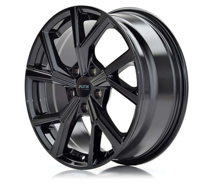Platin P 115 Black Shiny Alufelge 7x17 Zoll ET50 LK 5x108 ML63.4 – Bild 2