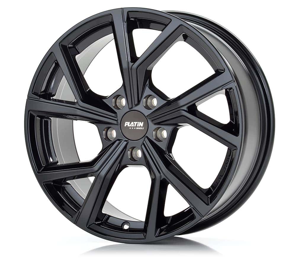 Platin P 115 Black Shiny Alufelge 7x17 Zoll ET37.5 LK 5x110 ML65.1 – Bild 3