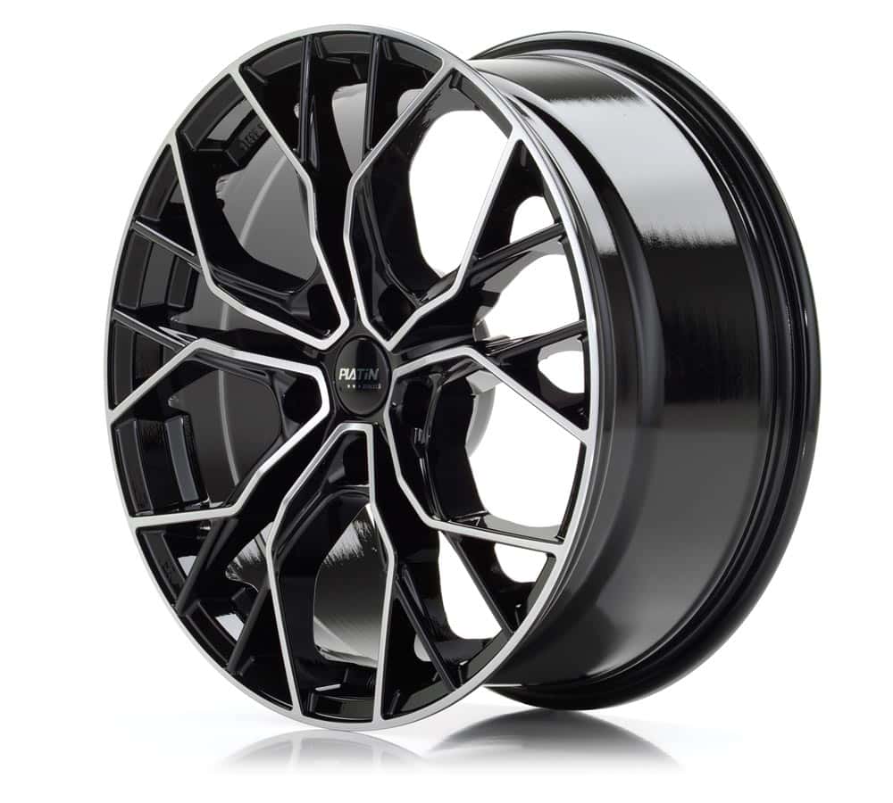 Platin P 118 Black Polished Alufelge 7.5x18 Zoll ET42 LK 5x108 ML73.1 – Bild 2