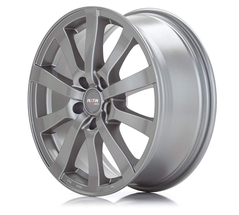 Platin P 58 Grey Alufelge 7x17 Zoll ET46 LK 5x112 ML66.6 – Bild 2