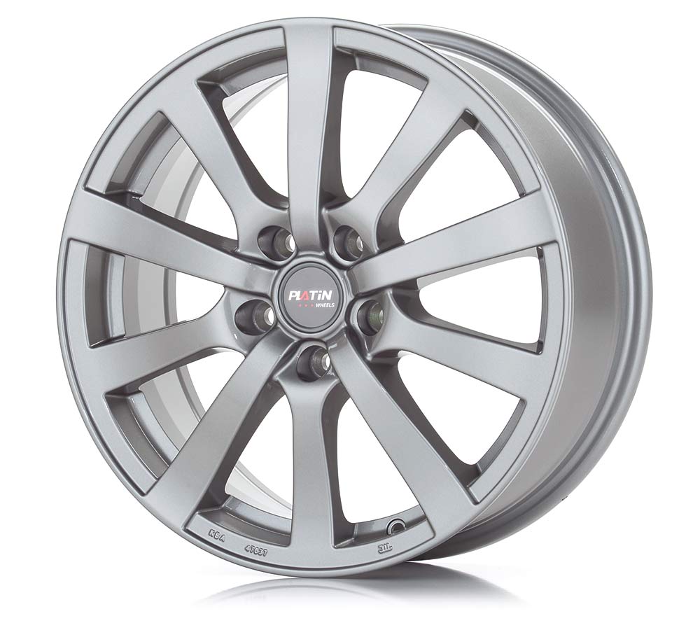 Platin P 58 Grey Alufelge 7x17 Zoll ET46 LK 5x112 ML66.6 – Bild 3