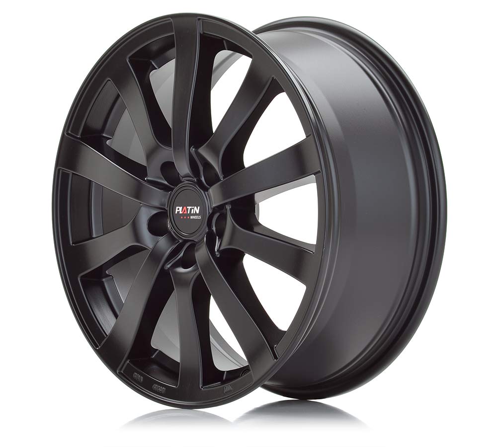 Platin P 58 Matt Black Alufelge 6.5x15 Zoll ET20 LK 4x108 ML65.1 – Bild 2