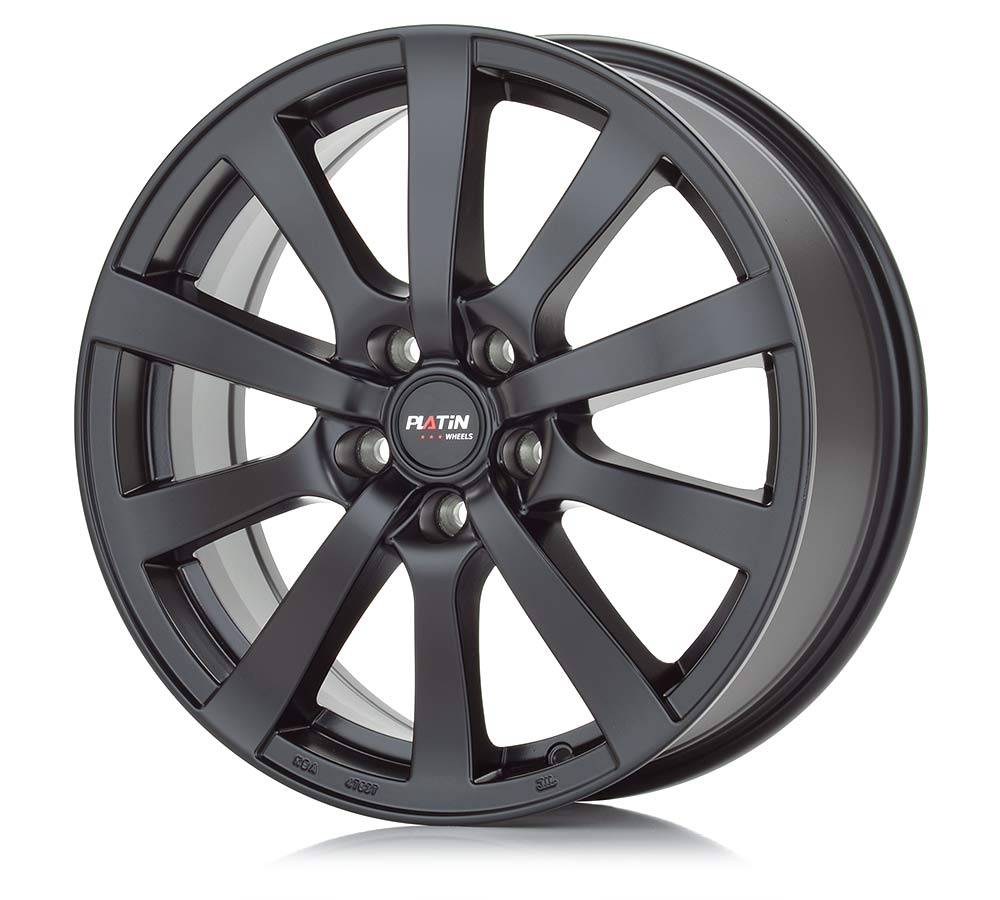 Platin P 58 Matt Black Alufelge 6.5x15 Zoll ET20 LK 4x108 ML65.1 – Bild 3