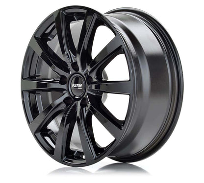 Platin P 69 Black Shiny Alufelge 7.5x17 Zoll ET35 LK 5x112 ML66.6 – Bild 2