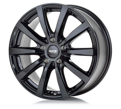 Platin P 69 Black Shiny Alufelge 8x18 Zoll ET35 LK 5x120 ML72.6 – Bild 3