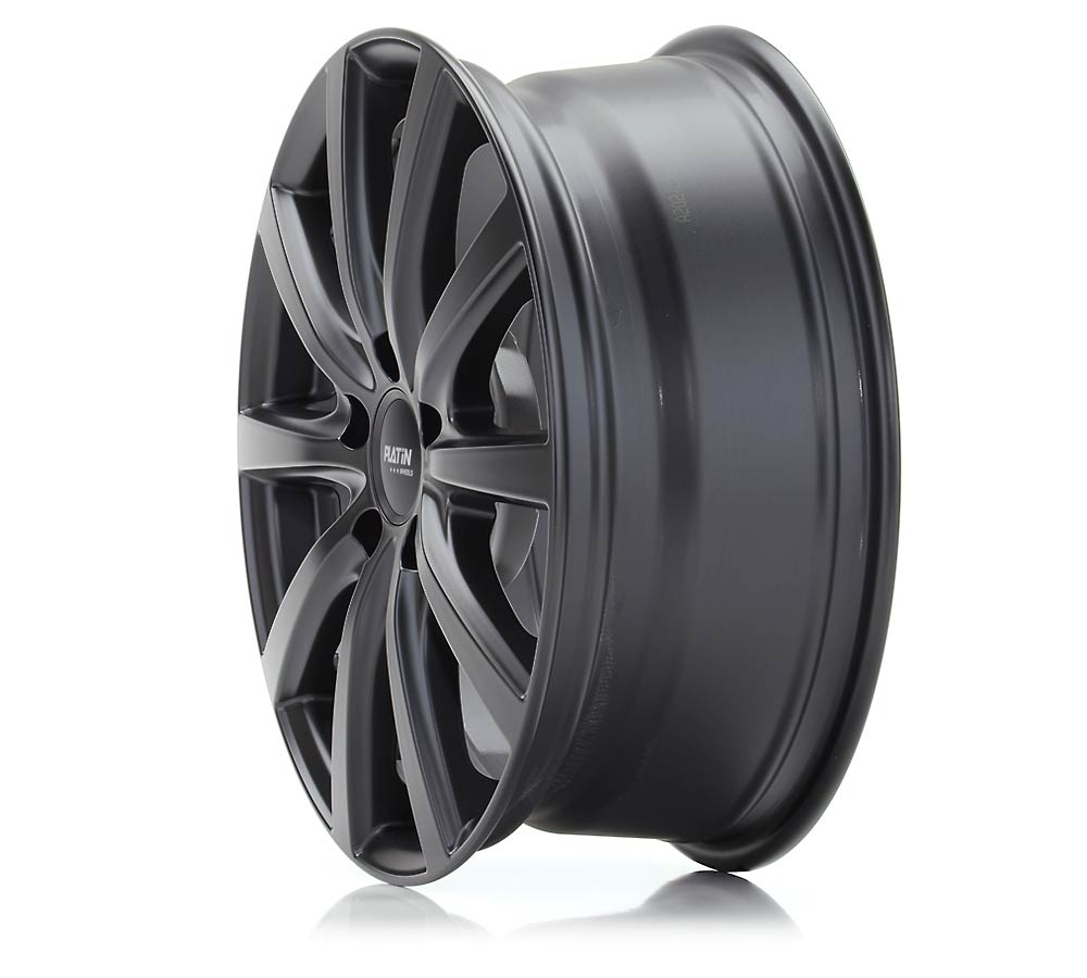 Platin P 69 Schwarz Matt Alufelge 7.5x17 Zoll ET44.1 LK 5x108 ML65.1