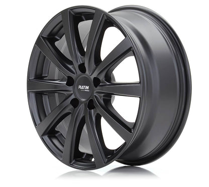 Platin P 69 Schwarz Matt Alufelge 7x17 Zoll ET42.1 LK 5x108 ML65.1 – Bild 2