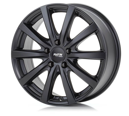 Platin P 69 Schwarz Matt Alufelge 7x17 Zoll ET45.1 LK 5x112 ML57.1 – Bild 3