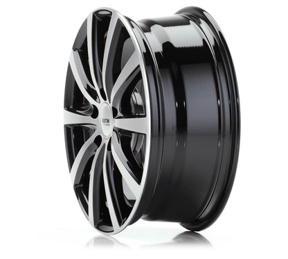 Platin P 69 Schwarz Poliert Alufelge 8x18 Zoll ET40.1 LK 5x112 ML66.6