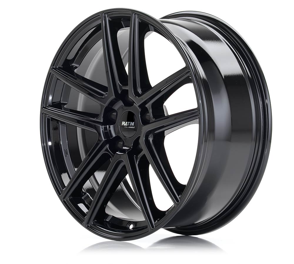 Platin P 73 Diamant Schwarz Alufelge 8x19 Zoll ET47 LK 5x112 ML70 – Bild 2