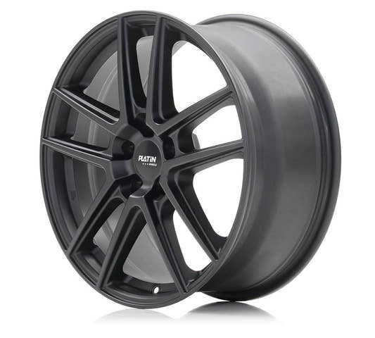 Platin P 73 Racing Schwarz Alufelge 7x16 Zoll ET42 LK 5x108 ML65.1 – Bild 2