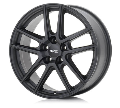 Platin P 73 Racing Schwarz Alufelge 7x17 Zoll ET45 LK 5x108 ML70.1 – Bild 3