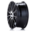 Platin P 74 Black Polished Alufelge 7.5x18 Zoll ET49 LK 5x112 ML66.6