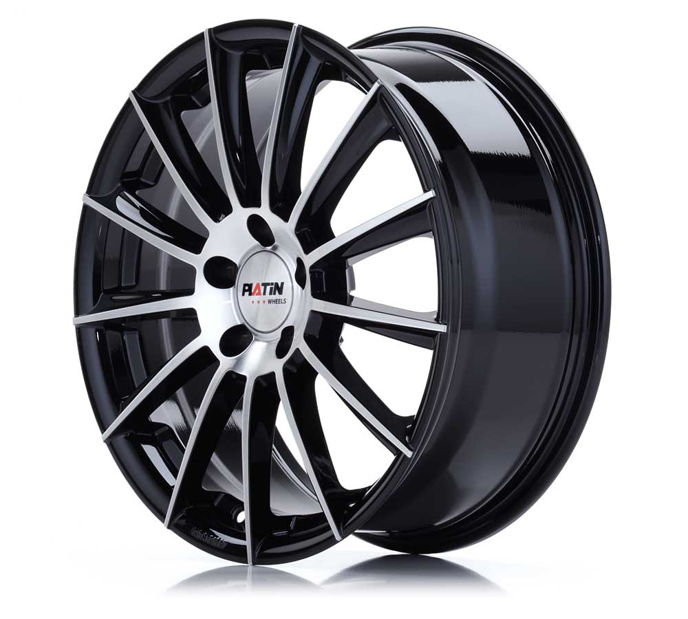 Platin P 74 Black Polished Alufelge 7.5x18 Zoll ET40 LK 5x112 ML66.6 – Bild 2