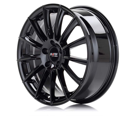 Platin P 74 Black Shiny Alufelge 7.5x18 Zoll ET53 LK 5x112 ML66.6 – Bild 2