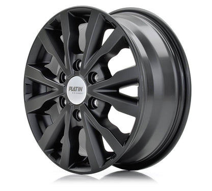 Platin P 86 Black Matt Alufelge 7x16 Zoll ET46 LK 5x108 ML65.1 – Bild 2