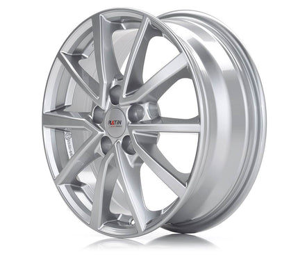 Platin P 95 Metall Silber Alufelge 6.5x16 Zoll ET41 LK 5x112 ML57.1 – Bild 2