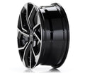 Platin P 97 Black Polished Alufelge 7.5x18 Zoll ET40 LK 5x112 ML57.1