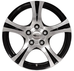 Brock / RC RC14 Texar Schwarz Glanz Voll Poliert (SGVP) Alufelge 7.5x17 Zoll ET35 LK 5x120 ML72.6