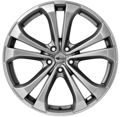 Brock / RC RC17 Ventura Chromsilber (CSS) Alufelge 8x19 Zoll ET50 LK 5x114.3 ML72.6
