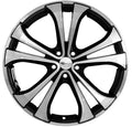 Brock / RC RC17 Ventura Schwarz Glanz Voll Poliert (SGVP) Alufelge 8.5x20 Zoll ET38 LK 5x114.3 ML72.6