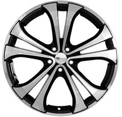 Brock / RC RC17 Ventura Schwarz Glanz Voll Poliert (SGVP) Alufelge 8x18 Zoll ET30 LK 5x112 ML66.6