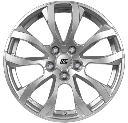 Brock / RC RC23 Kristallsilber (KS) Alufelge 8x18 Zoll ET28 LK 5x112 ML66.6