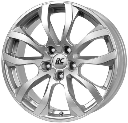 Brock / RC RC23 Kristallsilber (KS) Alufelge 8x18 Zoll ET28 LK 5x112 ML66.6 – Bild 2
