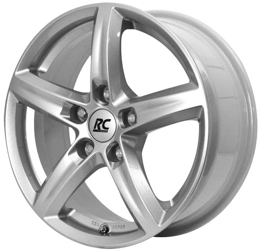 Brock / RC RC24 Kristallsilber (KS) Alufelge 6.5x16 Zoll ET40 LK 5x110 ML65.1 – Bild 2