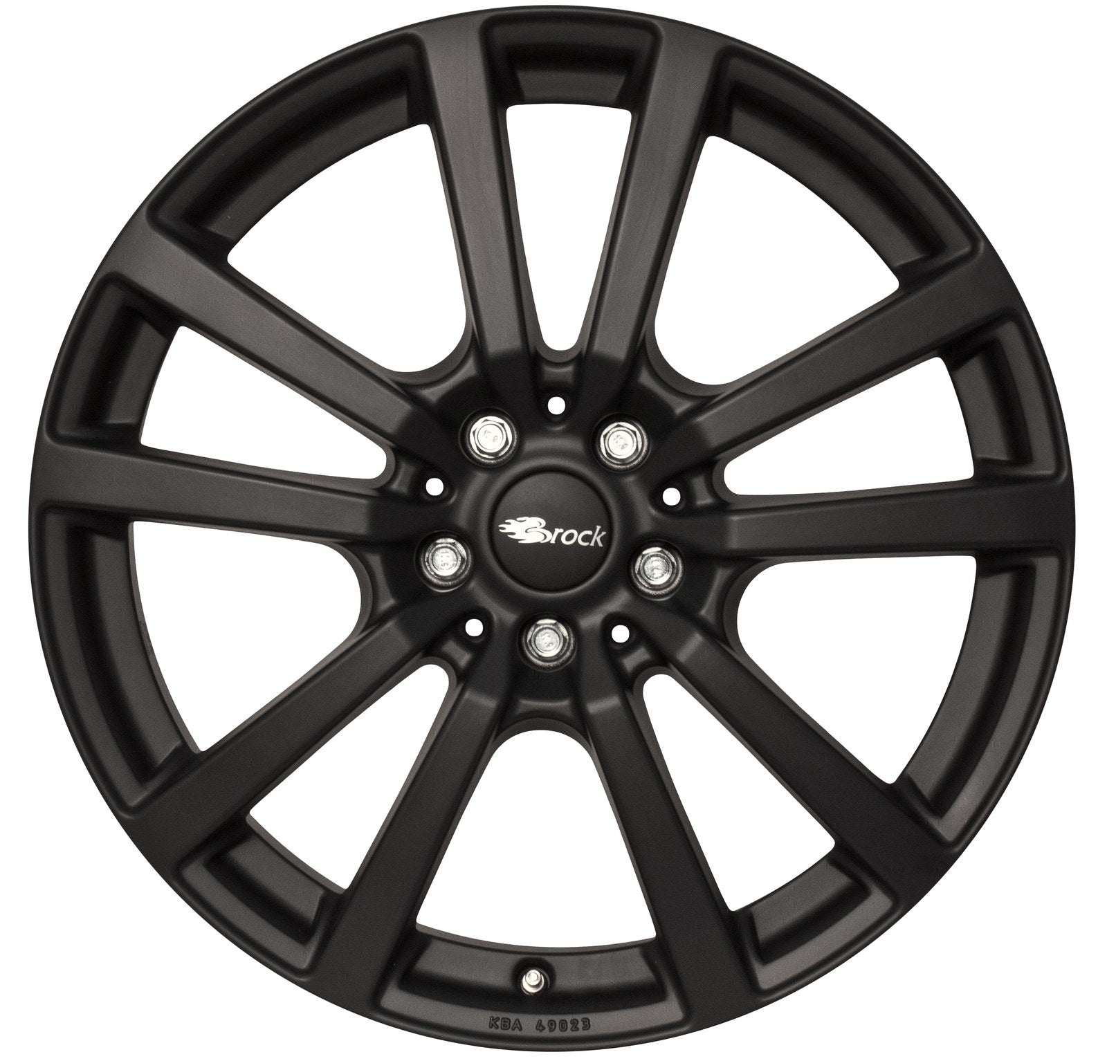 Brock / RC RC25 Schwarz Klar Matt (SKM) Alufelge 8x18 Zoll ET53 LK 5x112 ML66.6