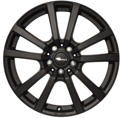 Brock / RC RC25 Schwarz Klar Matt (SKM) Alufelge 8x18 Zoll ET53 LK 5x112 ML66.6