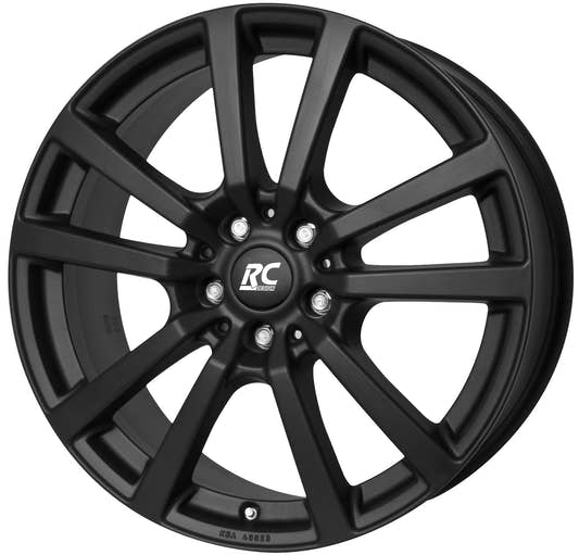Brock / RC RC25 Schwarz Klar Matt (SKM) Alufelge 7.5x17 Zoll ET50 LK 5x130 ML71.6 – Bild 2