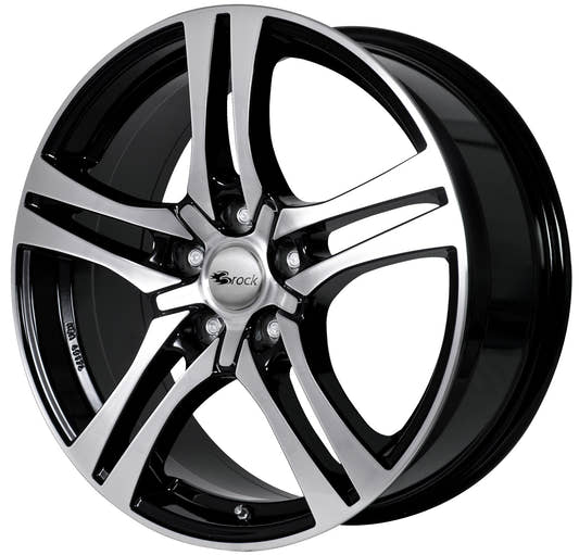 Brock / RC RC26 Schwarz Glanz Voll Poliert (SGVP) Alufelge 6.5x15 Zoll ET38 LK 5x100 ML63.4 – Bild 2