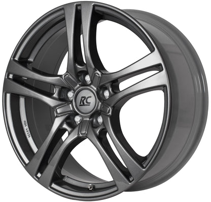 Brock / RC RC26 Titan Metallic (TM) Alufelge 7.5x18 Zoll ET42 LK 5x105 ML56.6 – Bild 3