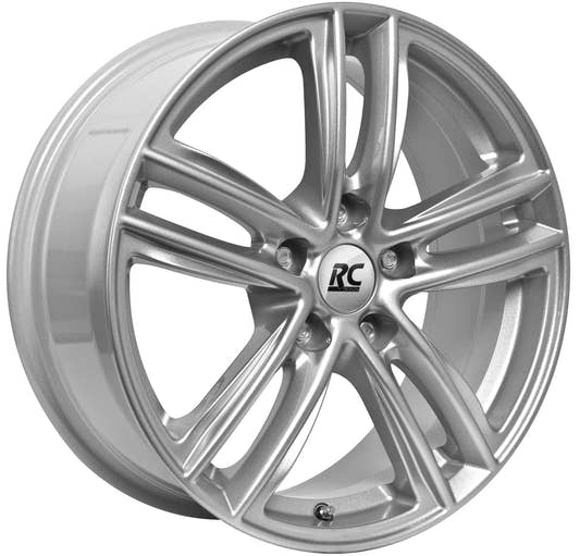 Brock / RC RC27 Kristallsilber (KS) Alufelge 6.5x17 Zoll ET40 LK 5x114.3 ML67.1 – Bild 2