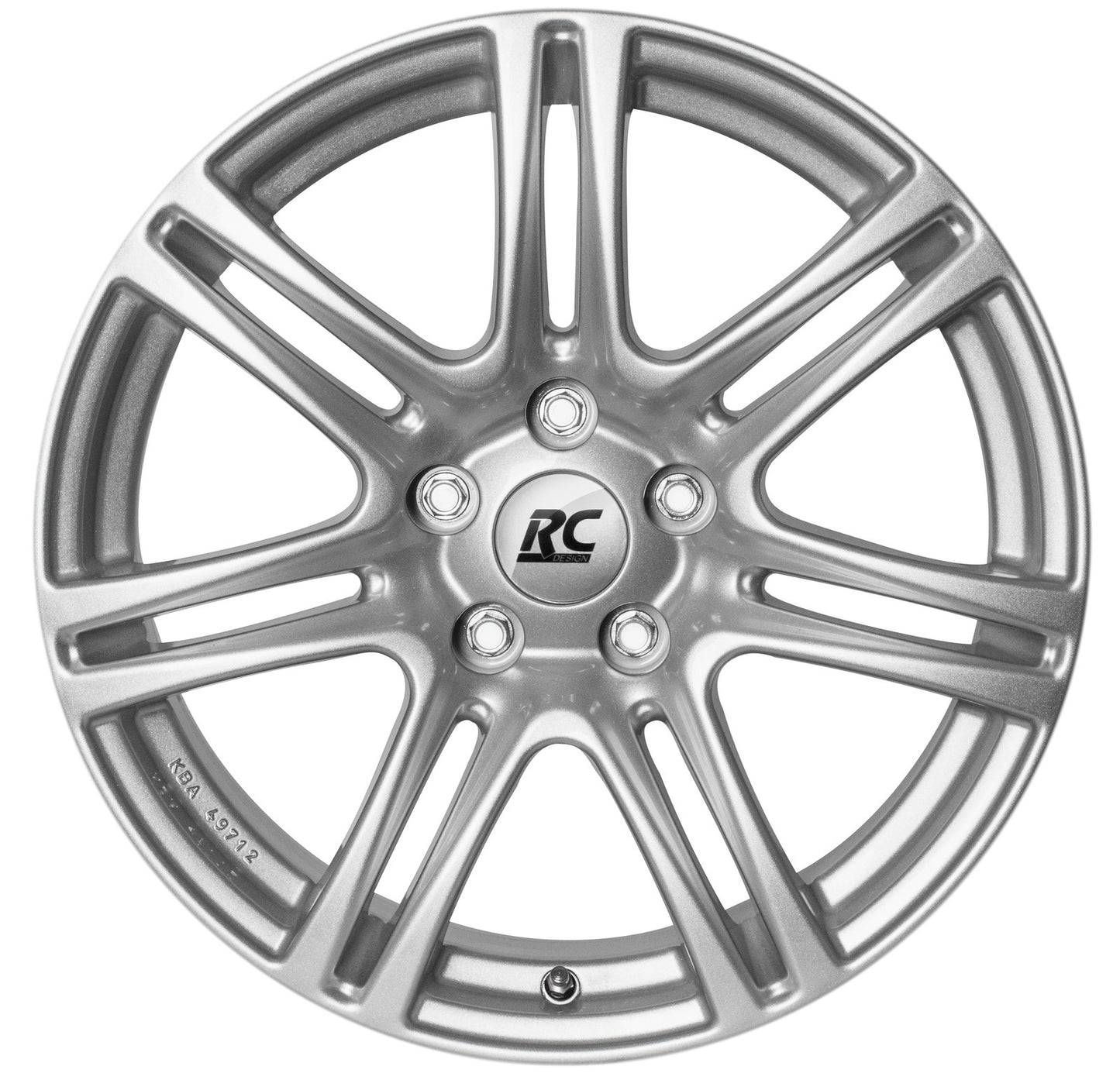 Brock / RC RC28 Kristallsilber (KS) Alufelge 6.5x15 Zoll ET38 LK 5x100 ML57.1