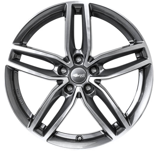Brock / RC RC29 Himalaya Grey Voll Poliert (HGVP) Alufelge 8x19 Zoll ET42.5 LK 5x108 ML63.4