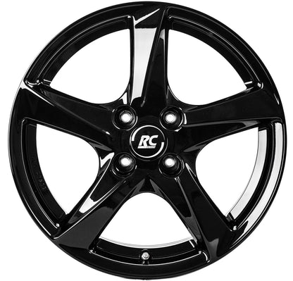 Brock / RC RC30 Schwarz Glanz (SG) Alufelge 6x15 Zoll ET50 LK 4x100 ML56.6