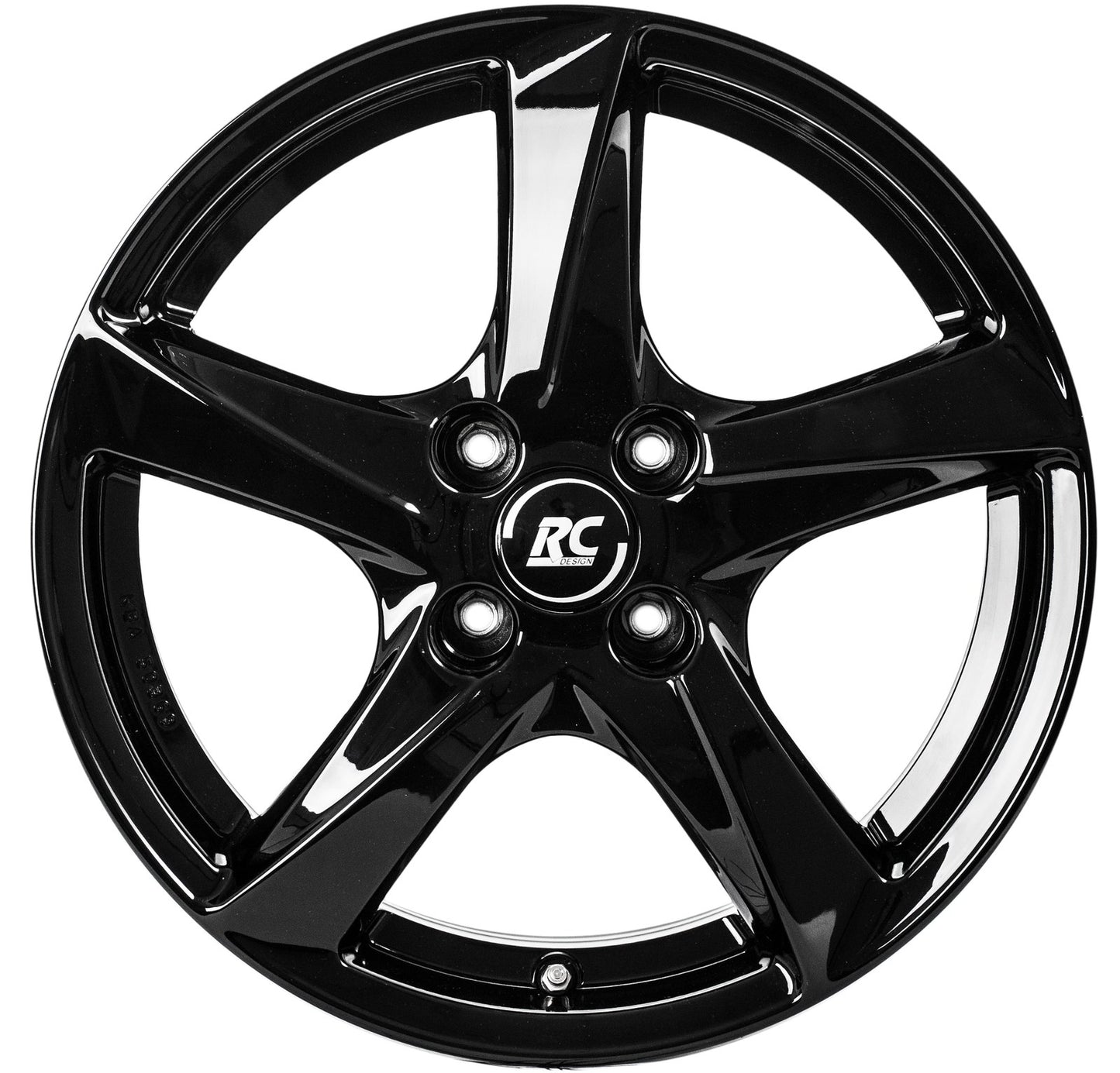 Brock / RC RC30 Schwarz Glanz (SG) Alufelge 6.5x16 Zoll ET50 LK 5x114.3 ML67.1