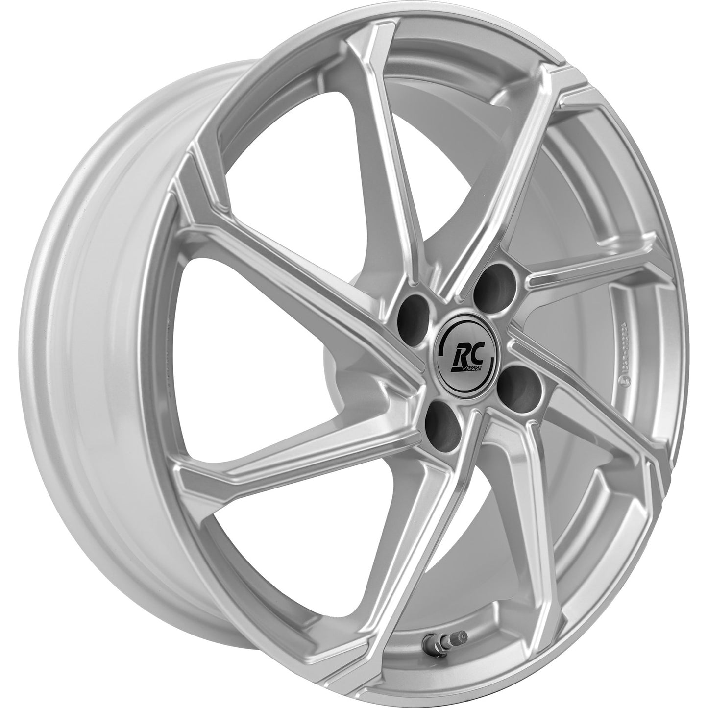 RC-Design RC36 kristallsilber Felge 7x17 Zoll ET45 LK 4x100 ML54.1 – Bild 2