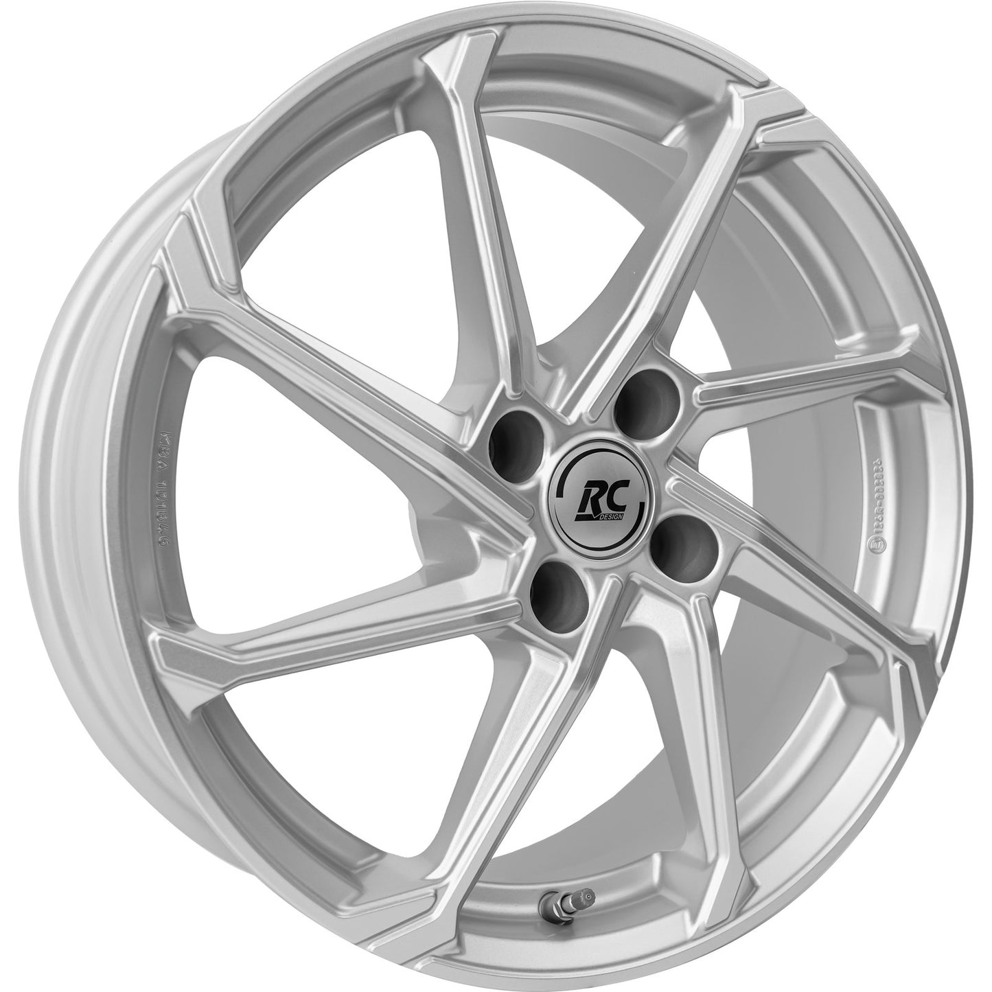 RC-Design RC36 kristallsilber Felge 7x17 Zoll ET35 LK 4x98 ML58.1 – Bild 3