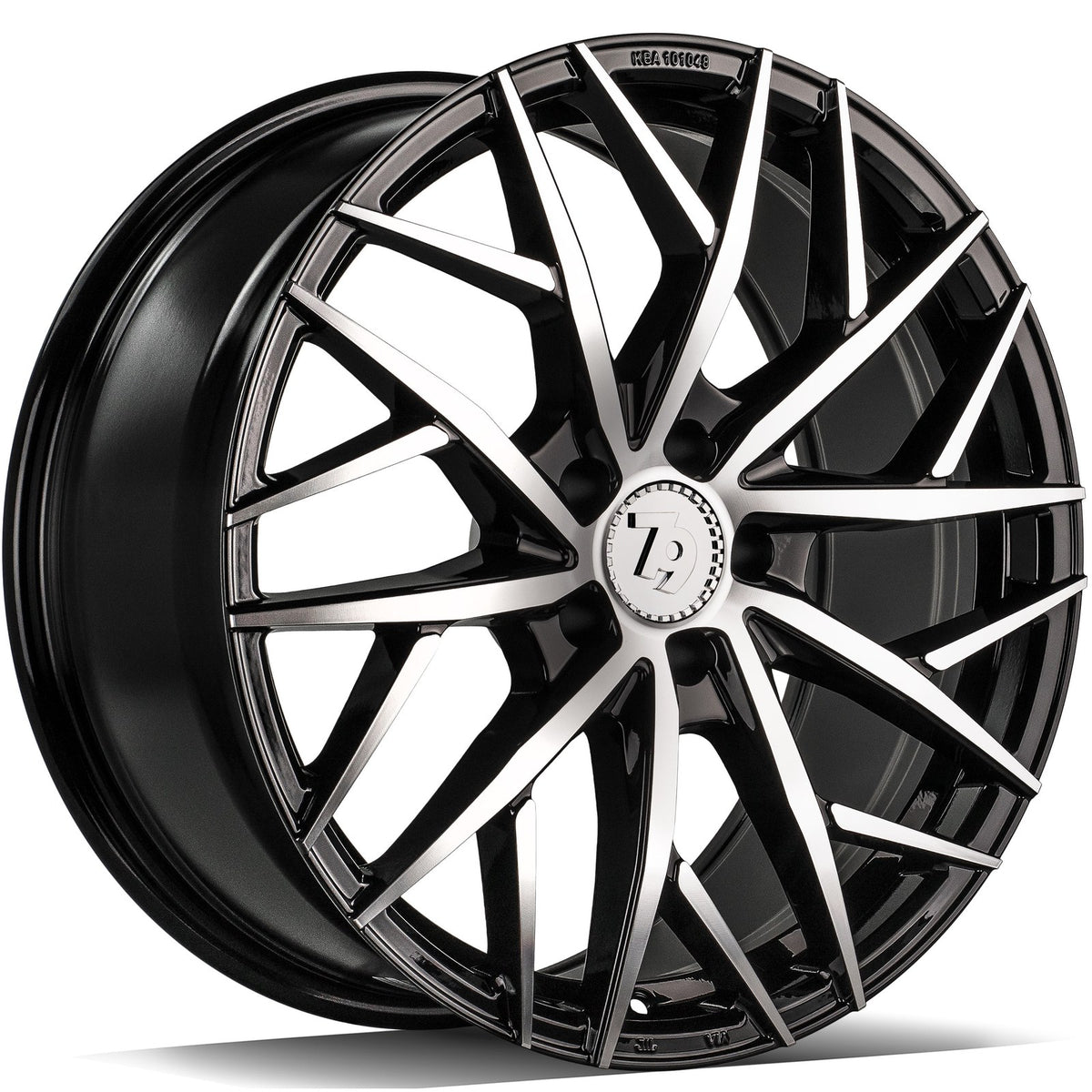 SEVENTY9 SSF-1 Black Front Polished (BFP) Alufelge 8x18 Zoll ET33 LK 5x120 ML72.6