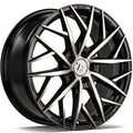 SEVENTY9 SSF-1 Black Front Polished (BFP) Alufelge 7.5x17 Zoll ET45 LK 5x108 ML67.1