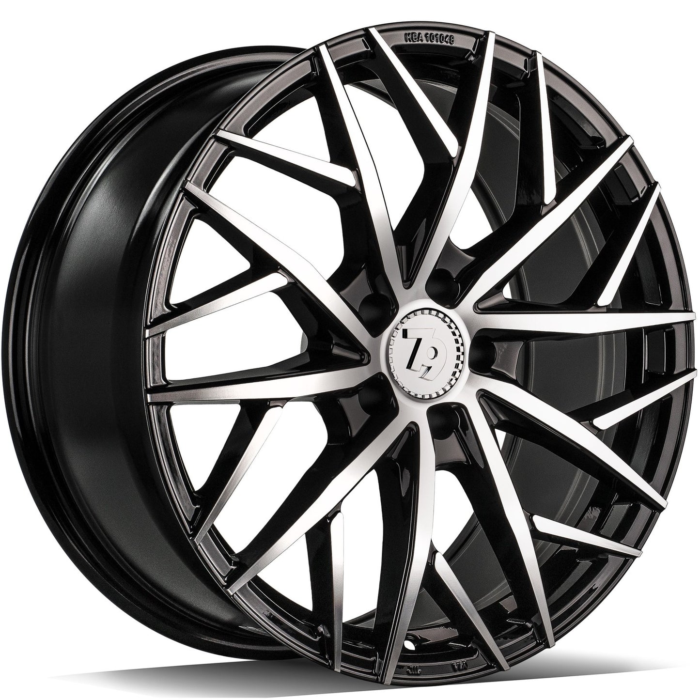 SEVENTY9 SSF-1 Black Front Polished (BFP) Alufelge 7.5x17 Zoll ET45 LK 5x108 ML67.1